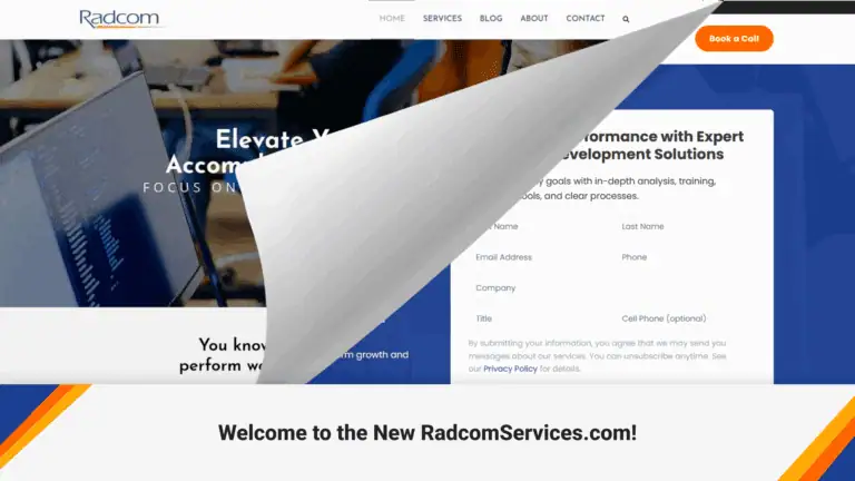 Welcome to the New RadcomServices.com! Updated